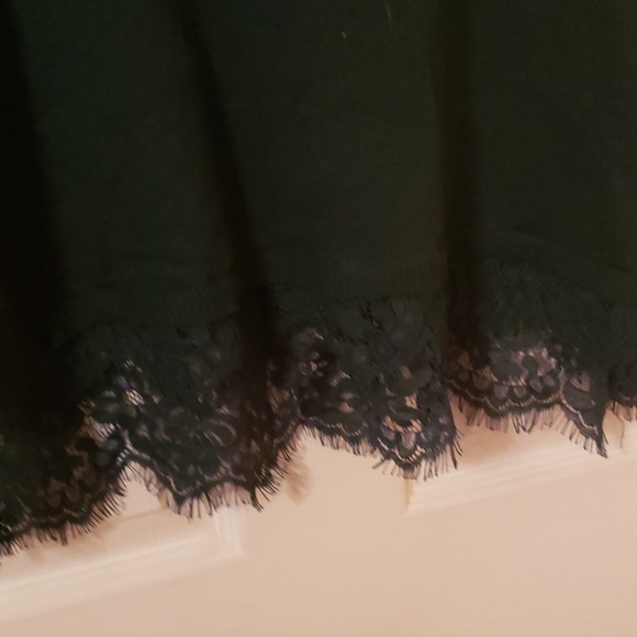 Green lace sweater from torrid - Picture 2 of 5